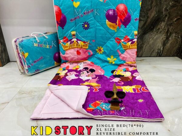 ⭐ MOKSHAY® Premium Designer Kids Comforter ⭐