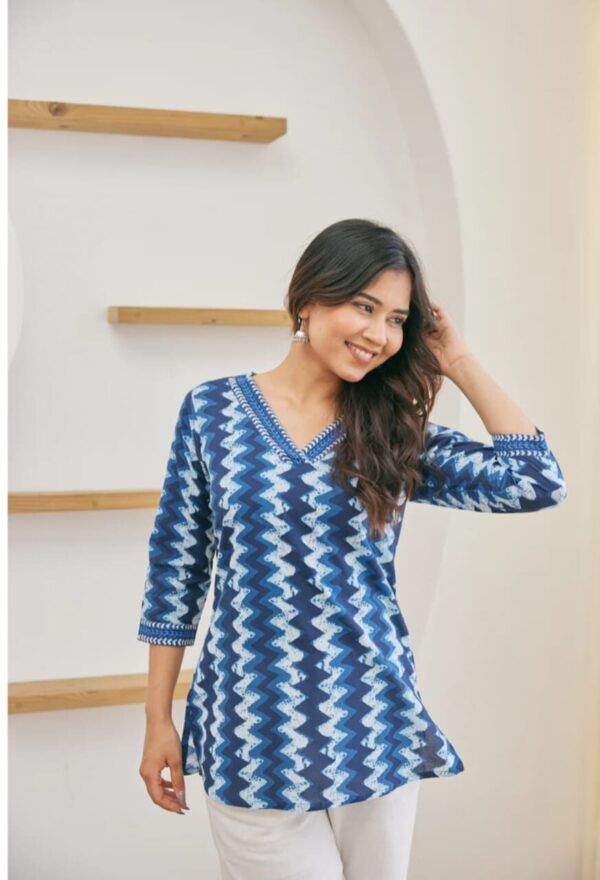 Women’s Short Cotton Kurti – 60×60 Premium Fabric