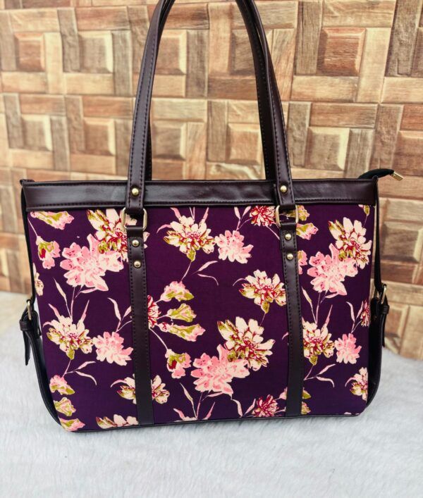 The Office Partner: Professional Cotton Laptop Bag (17"x12")