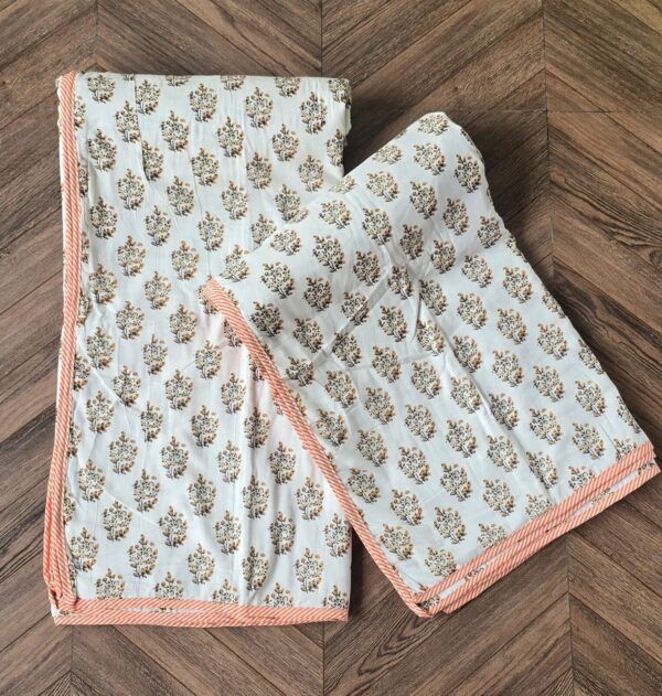 Tulip Mulmul Premium Quality Single Bed Ac Dohars ( Reversible Printed )