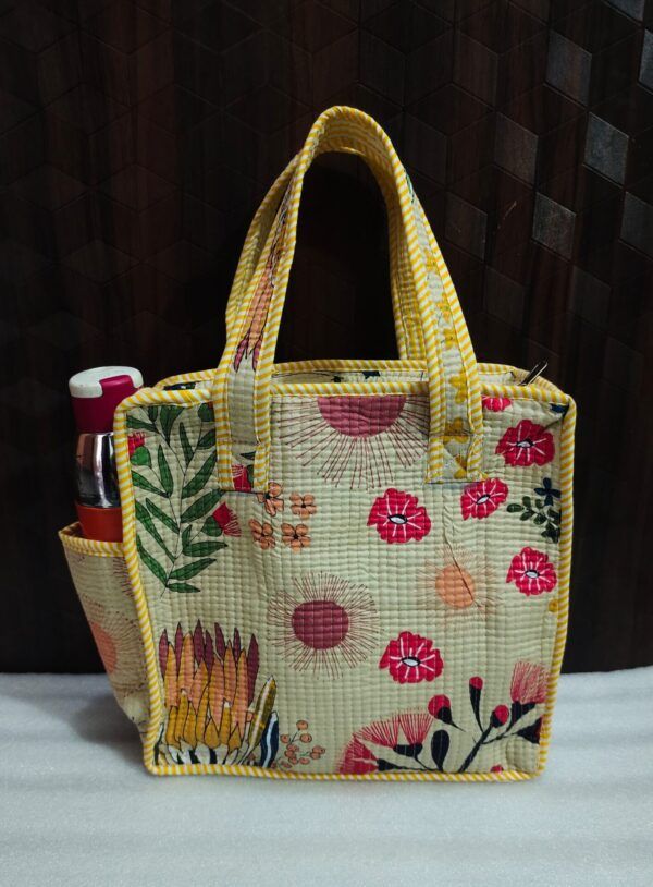 Quilted Lunch Box Handbag