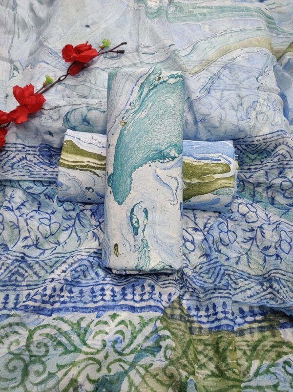 Jaipuri Hand Block Printed Cotton Suits (Fabric)🌺