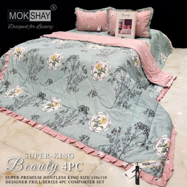 ⭐ Beauty Superking 4PC Bedding Set ⭐