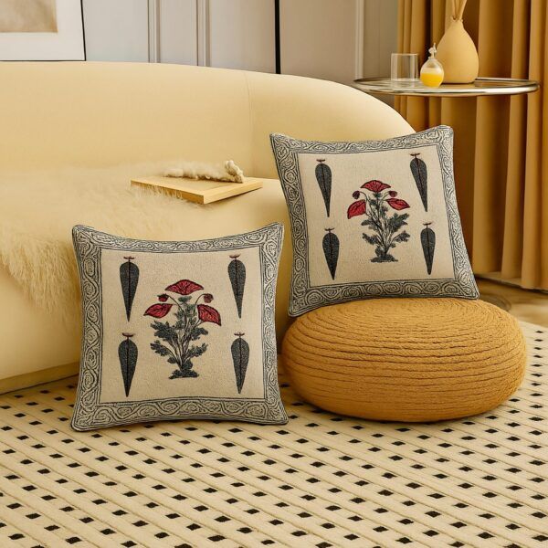 Handblock Cushion Covers