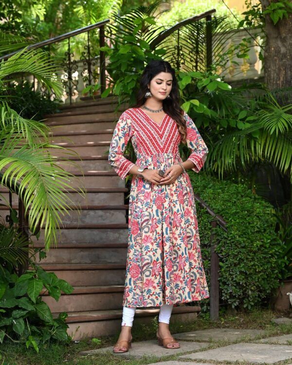 👗 New Design – Dress + Kurta (Premium Cotton)