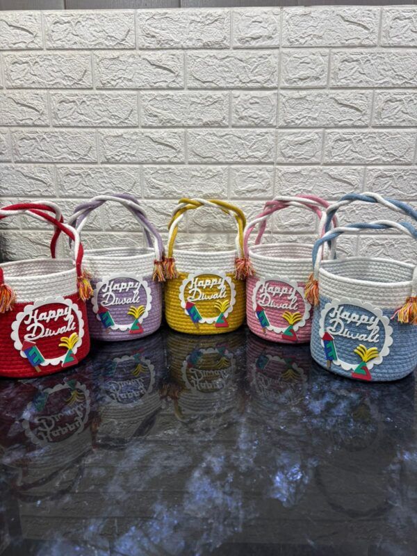 Shubh Deepawali Festive Hampers – Elegant Baskets for Gifts & Sweets