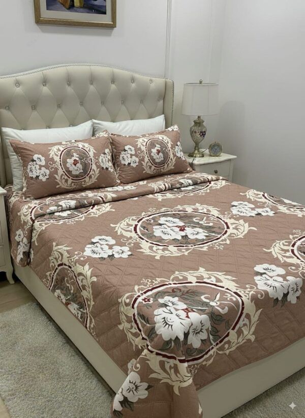 CURVV Quilted Bedcover Set | Luxury Reversible Cotton