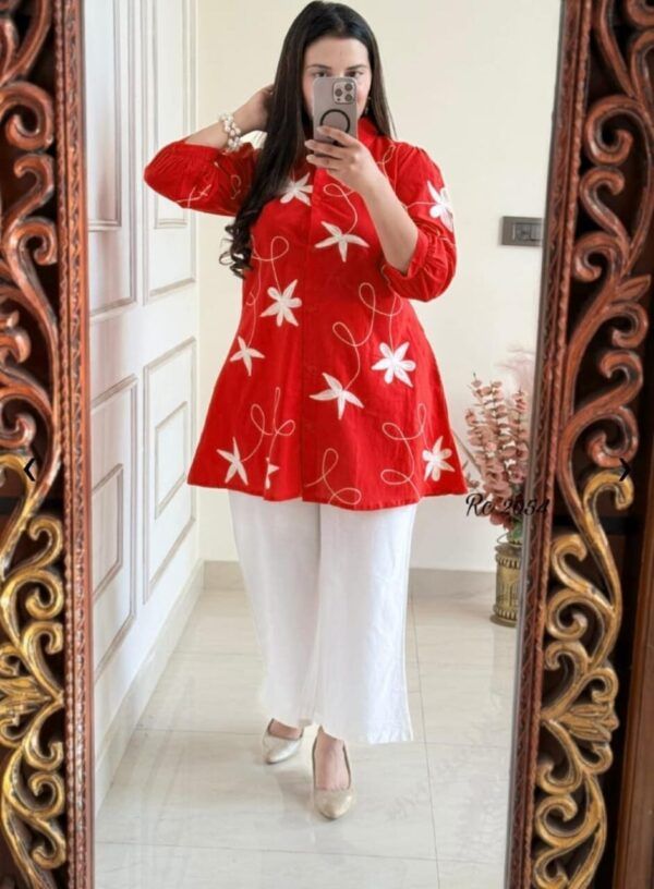 New Arrival: Pure Cotton 2-Piece Set – Top & Bell Bottom Pant 🤩