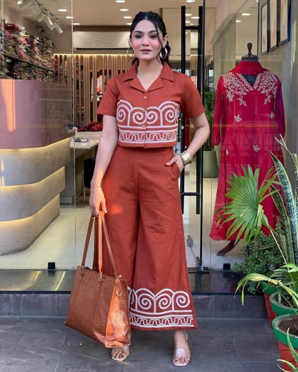 Cotton Embroidered Co-ord Set – Comfort Meets Style