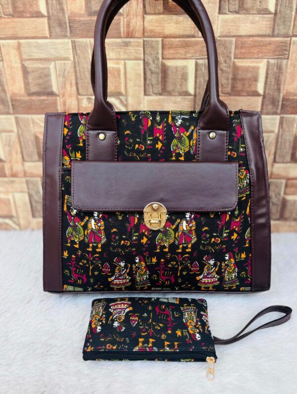 Tote Bag with Detachable Wallet Pouch