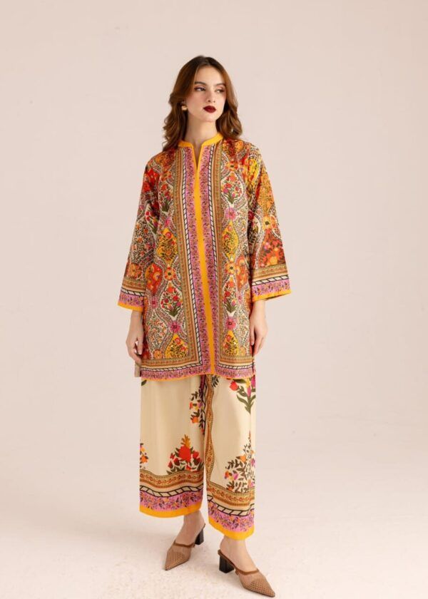 New Launch — Floral Printed Yellow Coord Set