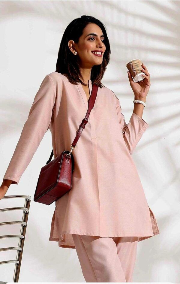 A-Line Kurti with Pant Set| Premium Cotton 60*60
