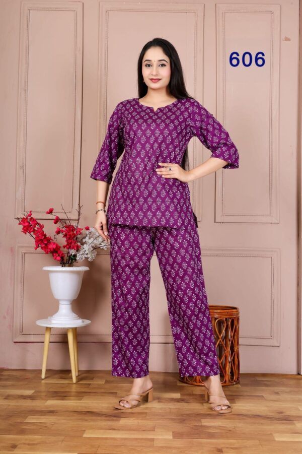 Premium Cotton 60×60 Night Dress / Co-ord Set